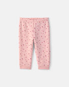 Baby Girl 3-Piece Heart Hooded Layering Set - Pink, image 2 of 5 slides