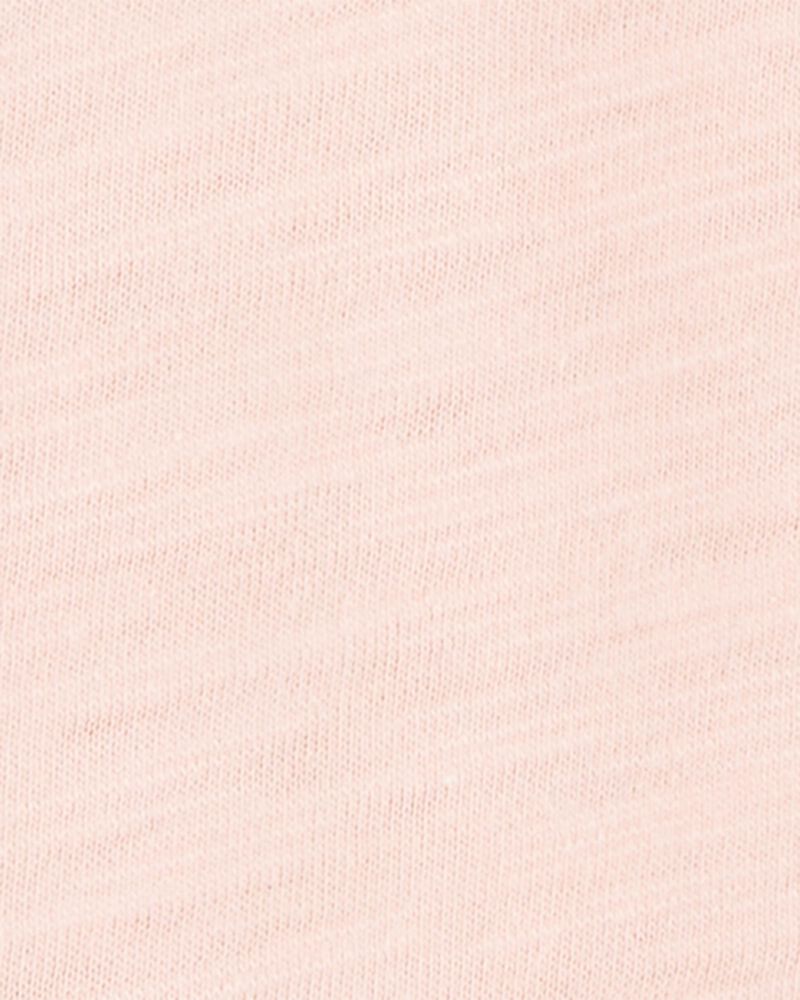 Kid Ribbed Collar Polo Shirt - Pink, image 2 of 3 slides