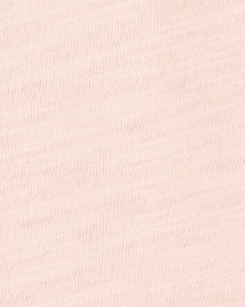 Kid Ribbed Collar Polo Shirt - Pink, 