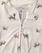 Baby 1-Piece Dog PurelySoft&trade; Snug Fit Pyjama - Cream, image 7 of 9 slides