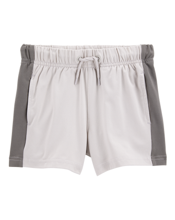 Toddler Solid Knit Shorts - Gray, 