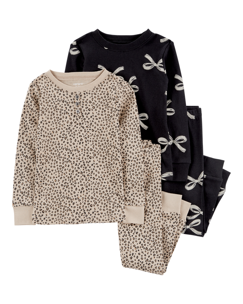 Leopard print pyjamas girls outlet