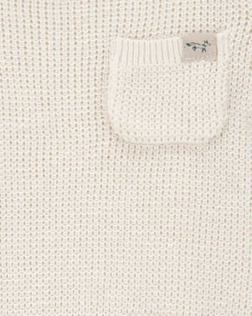 Baby 2-Piece Knit Tee & Short Set - Khaki, 