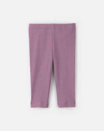 Baby Girl 2-Pack Floral Pull-On Pants - Purple, 
