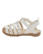 Every Step® First Walker Fisherman Sandals - White, image 6 of 7 slides