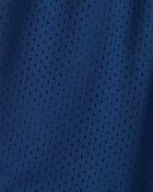 Boys Striped Mesh Active Shorts - Navy, image 3 of 4 slides