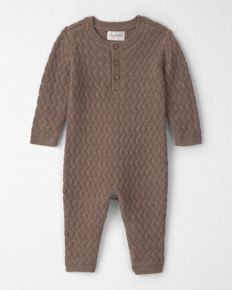 B&eacute;b&eacute; - Combinaison en tricot de coton biologique, image 1 sur 4 diapositives