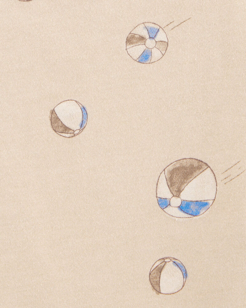 Toddler Beach Ball Graphic Tank - Tan, image 2 of 3 slides