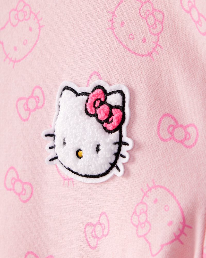 Girls Hello Kitty&reg; Pullover Sweatshirt - Pink, image 2 of 2 slides