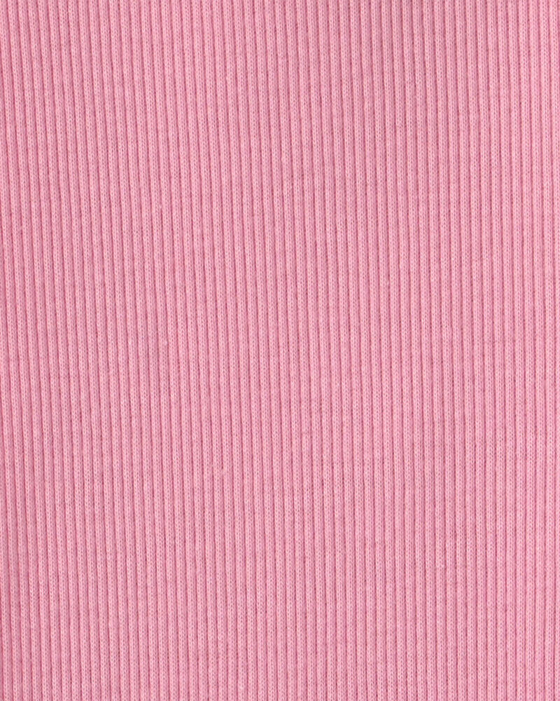 Toddler Girl 2-Piece Cherry Fleece Long-Sleeve Top & Pant Set - Pink, image 4 of 5 slides