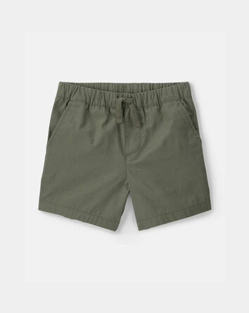 Toddler Boy Canvas Shorts - Green, 