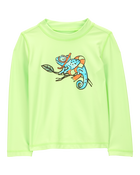 Toddler Boy Iguana Long-Sleeve Rashguard, image 1 of 4 slides