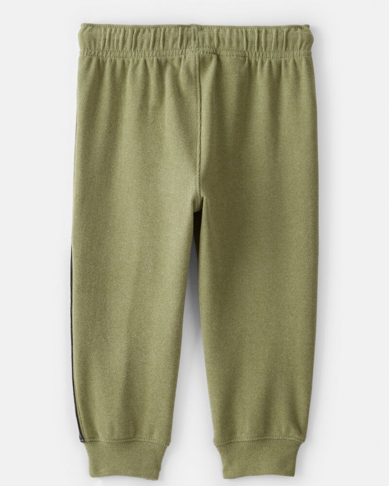 Toddler Boy Colourblock Joggers - Green, image 2 of 4 slides