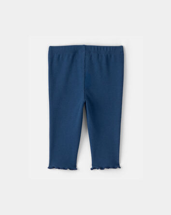 B&eacute;b&eacute; fille - Pantalon c&ocirc;tel&eacute; - Bleu, 