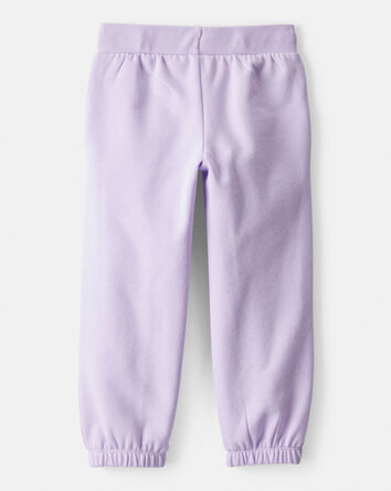 Toddler Girl DayDream Fleece Drawstring Joggers - Purple, 