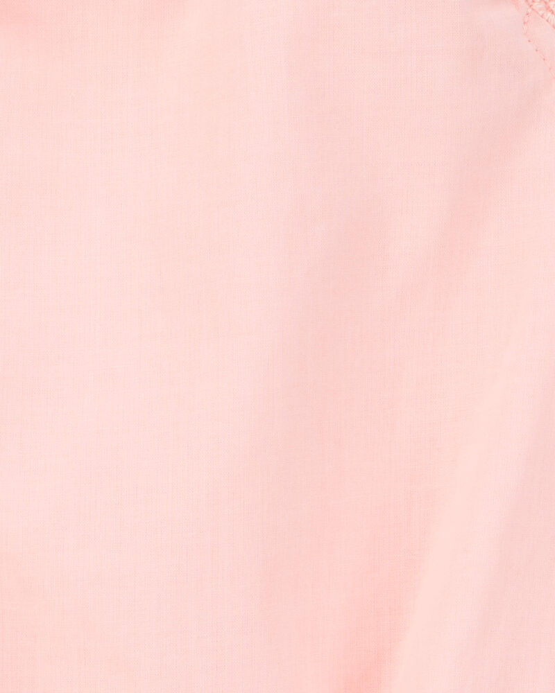Kid Solid Sleeveless Fashion Top - Pink, image 2 of 3 slides