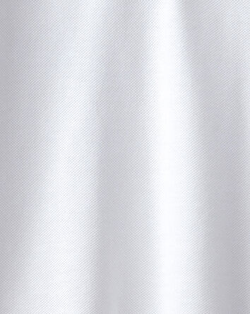 Girls Uniform Pique Long Sleeve Polo  - White, 