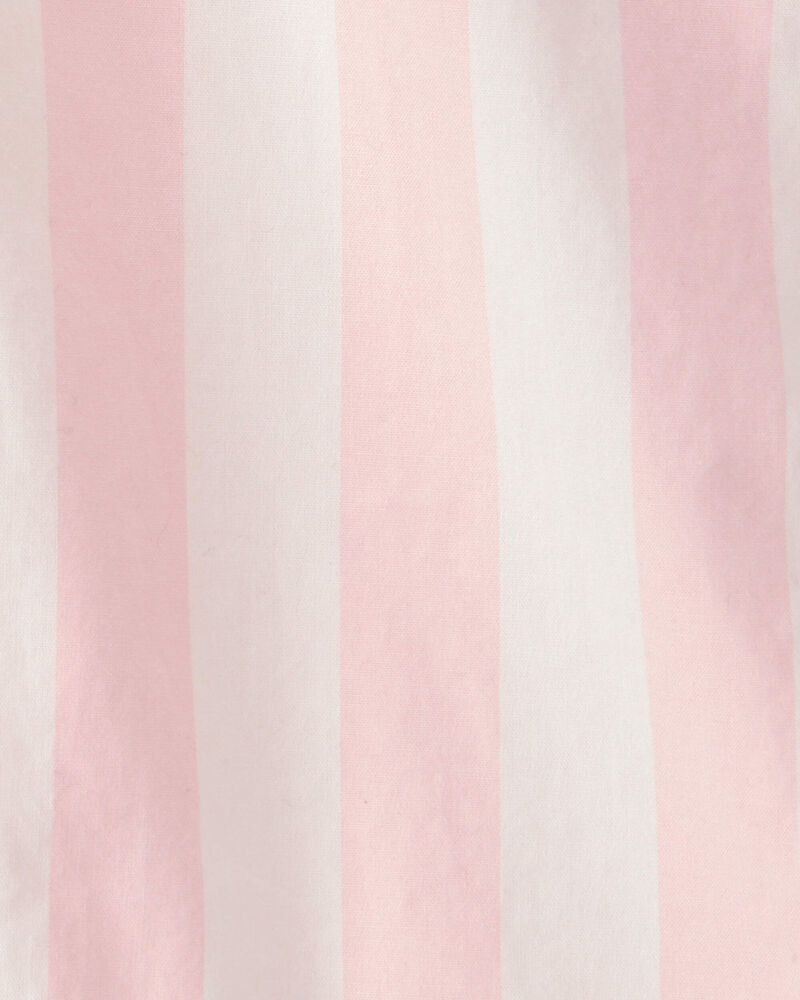 B&eacute;b&eacute; fille - Pantalon &agrave; rayures - Rose/Ivoire, image 4 sur 4 diapositives
