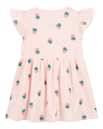 Toddler Strawberry Thermal Dress, 