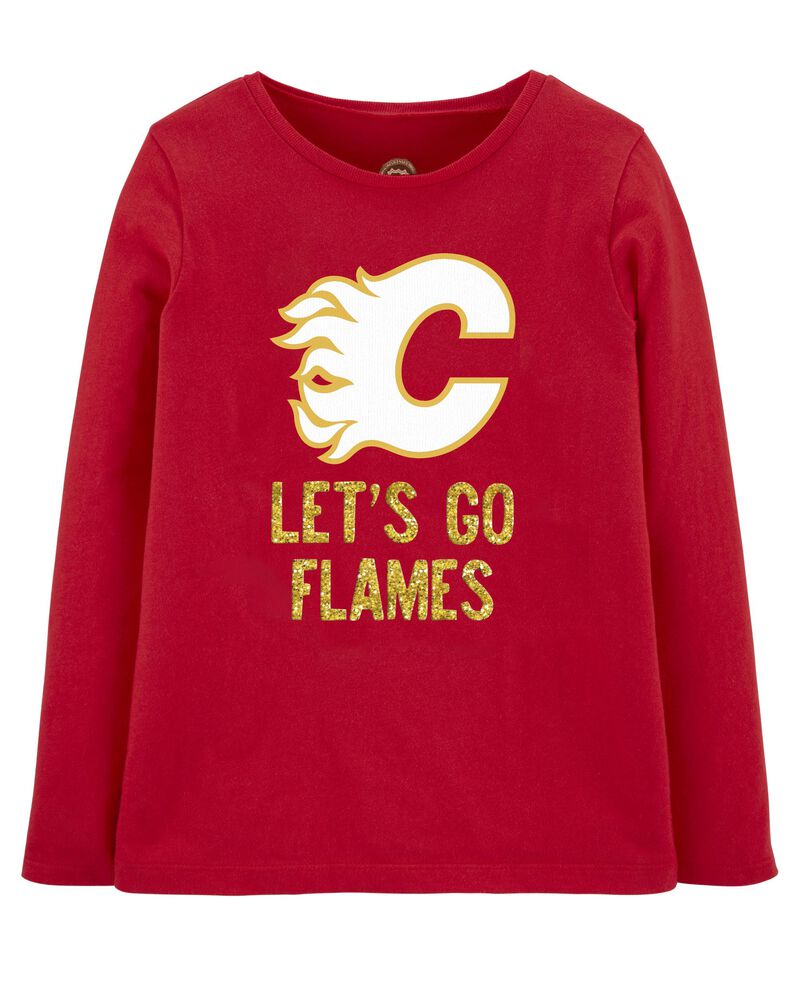 T-shirt des Flames de Calgary de la LNH, image 1 sur 2 diapositives