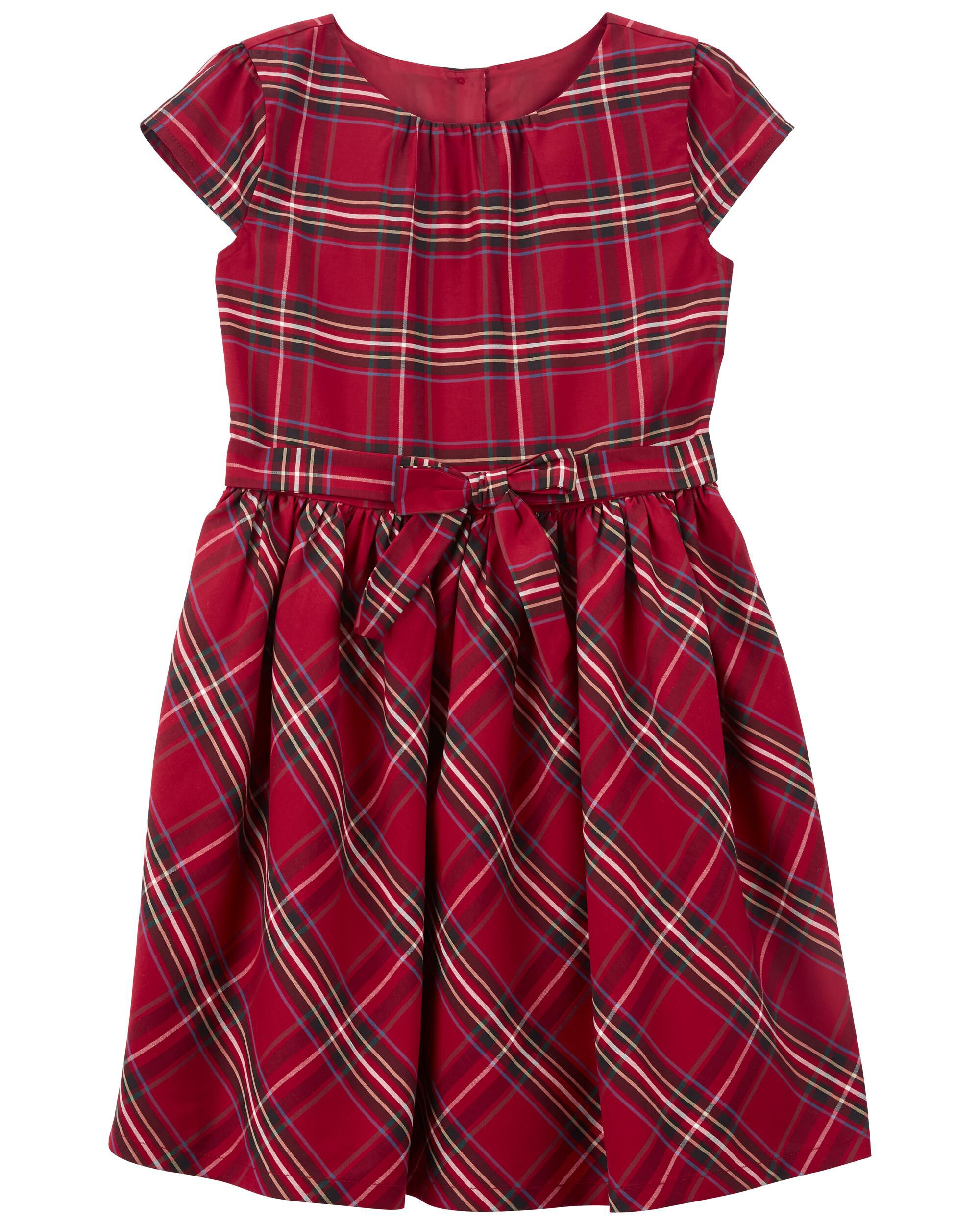 Red plaid clearance dress canada