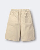 Toddler Girl Embroidered Wide-Leg Pants with Flowers - Cream, image 2 of 3 slides