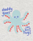 Baby Boy Octopus Daddy Sleeveless Bodysuit, image 2 of 3 slides