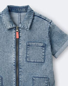 Tout-petit fille - Barboteuse en denim Day Out&trade;, image 4 sur 6 diapositives