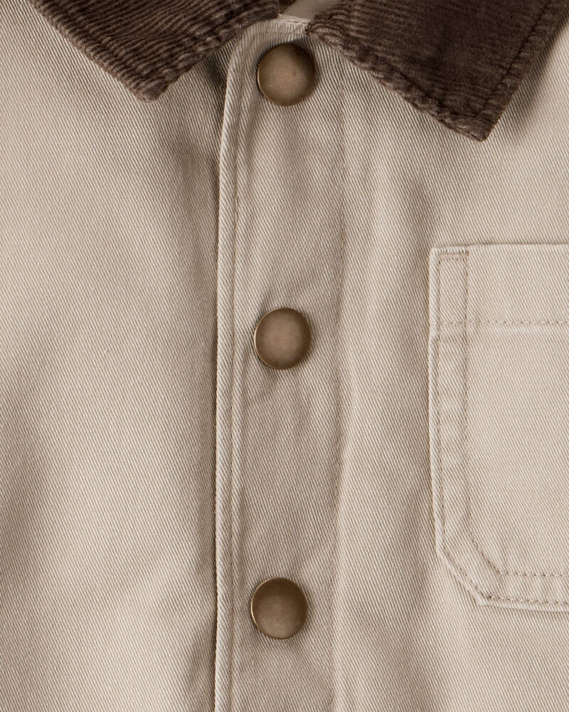 Toddler Organic Cotton Twill Barn Jacket, image 4 of 5 slides