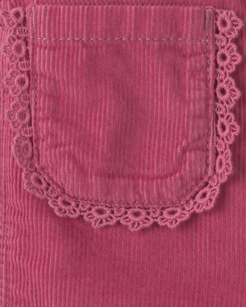 B&eacute;b&eacute; fille - Salopette en velours c&ocirc;tel&eacute; &ndash; Mauve, image 3 sur 3 diapositives