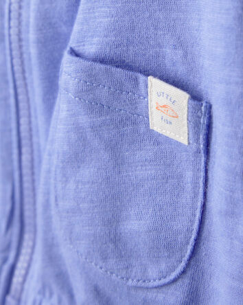 Baby 3-Piece Beach Hooded Layering Set - Blue, 