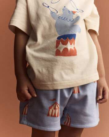 Tout-petit - Short City Park&trade;, imprim&eacute; grand chapiteau - Bleu, 