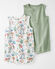 Tropical, Green Stripes