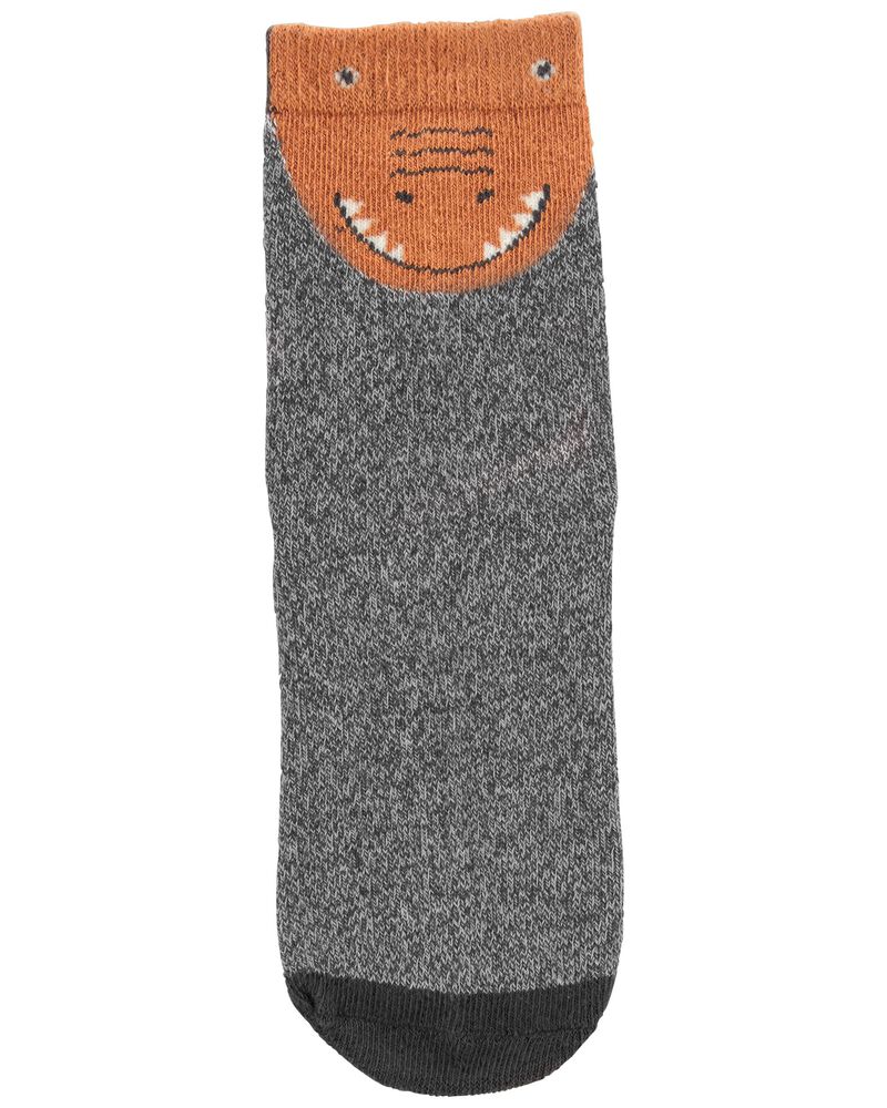 Enfant Emballage de 6 paires de chaussettes motif dinosaure, image 2 sur 3 diapositives
