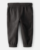 Baby Boy Fleece Joggers - Black, image 2 of 4 slides