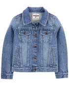 Kid Denim Jacket - Medium Wash, image 1 of 3 slides