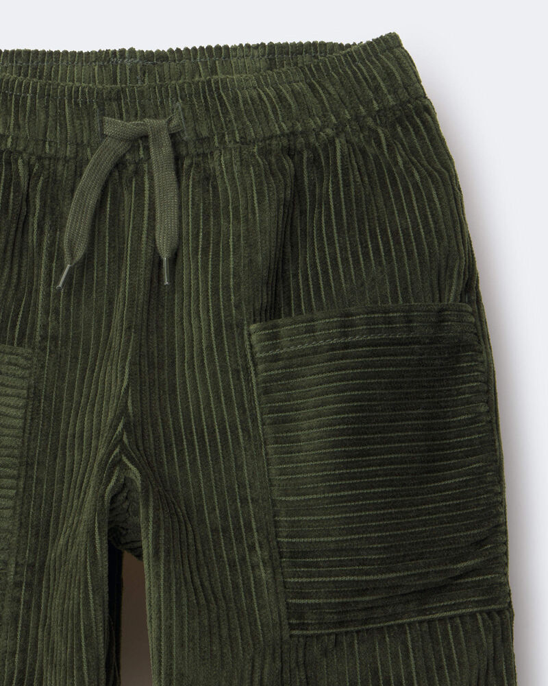 Toddler Boy Pocket Pants - Olive, image 6 of 6 slides
