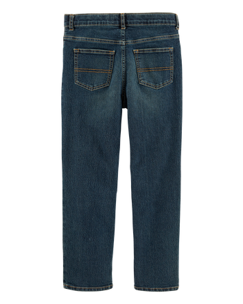 Enfant Jeans droit &agrave; d&eacute;lavage fonc&eacute;, 