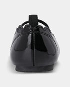 Toddler Girl Scallop Edge Shiny Dress Shoes - Black, image 3 of 6 slides