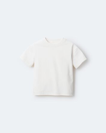 Tout-petit - T-shirt d&eacute;contract&eacute; &agrave; manches courtes et imprim&eacute; - Cr&egrave;me, 