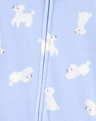 Baby 1-Piece Poodle Fleece Footie Pyjamas, image 2 of 5 slides