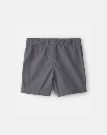 Boys Canvas Shorts - Grey, 