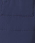 Baby Boy Solid Quilted Pramsuit- Navy
, image 3 of 3 slides