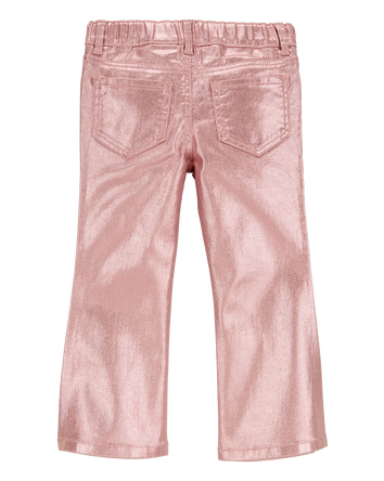 Bébé Pantalon évasé à effet métallique, 