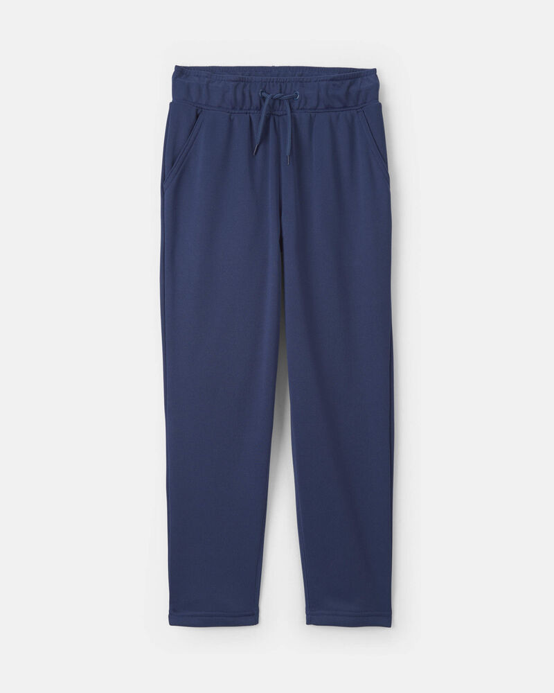 Boys French Terry Active Pants - Navy Blue, image 1 of 4 slides