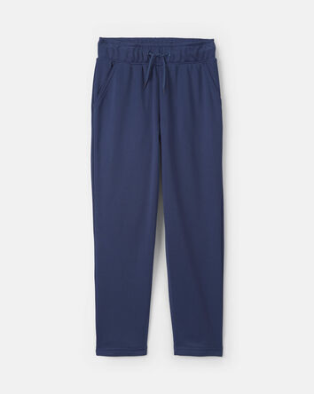 Boys French Terry Active Pants - Navy Blue, 