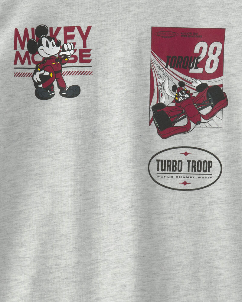 Boys Disney&copy; Mickey Mouse Racing Long-Sleeve Graphic Tee - Grey, image 3 of 4 slides