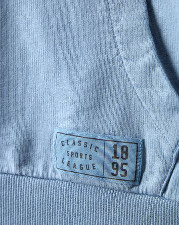 Boys Cotton Hoodie - Blue, 