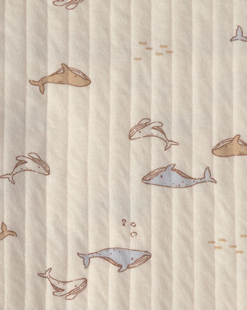Baby 1pk  Whale Knit Blanket, 