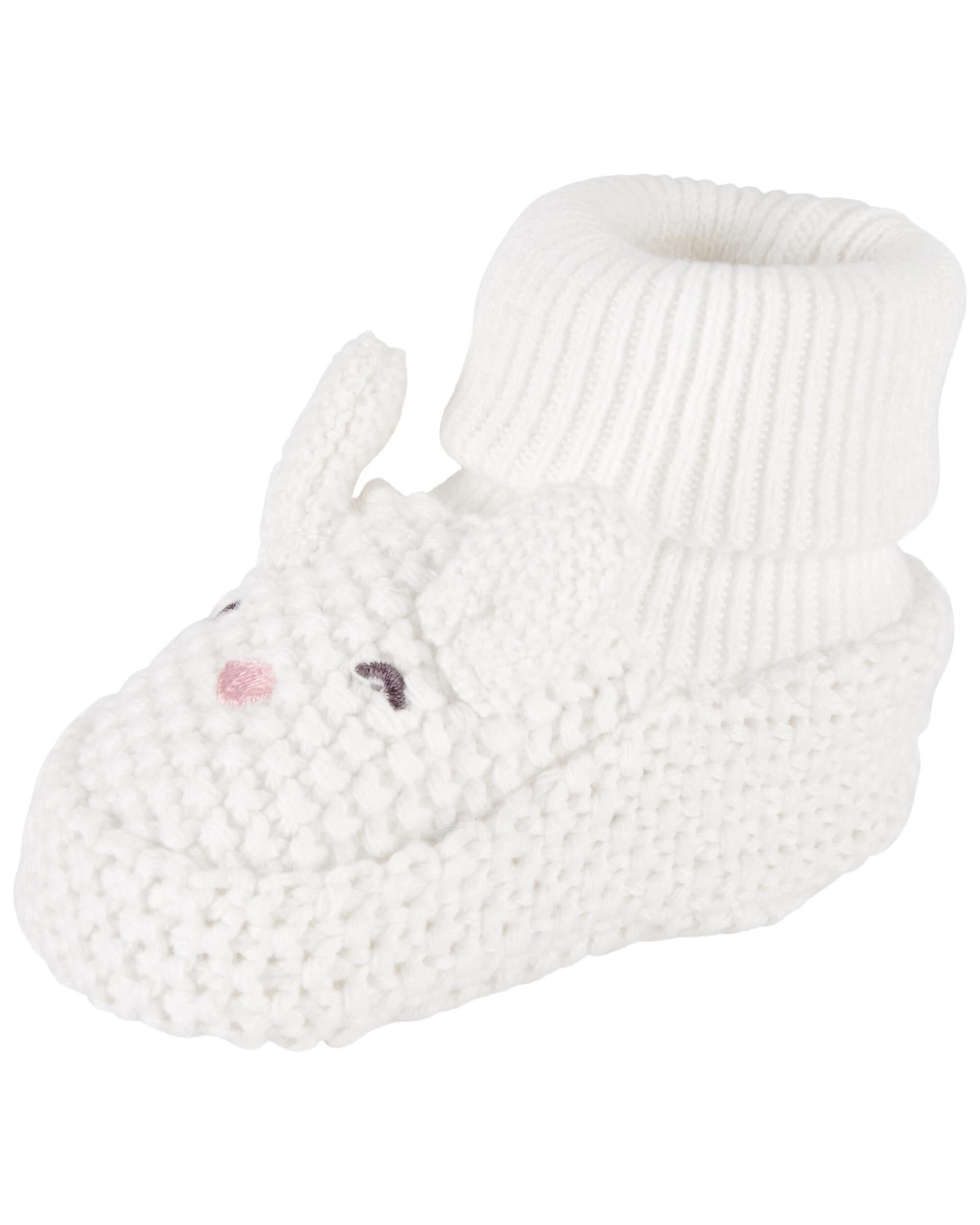 White Bunny Crochet Booties Carter s Canada